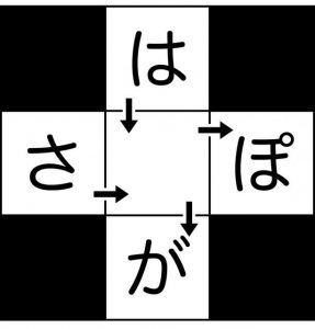 週末に脳活（物忘れ対策や認知症予防にひらがなクロス【第二弾】）