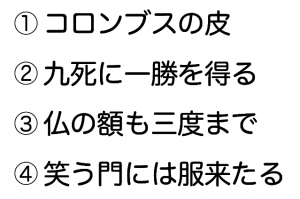 週末に脳活（物忘れ対策や認知症予防にことわざ誤字クイズ）