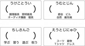 週末に脳活（物忘れ対策や認知症予防に漢字連想クイズ）