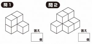 週末に脳活（物忘れ対策や認知症予防にブロック数え）