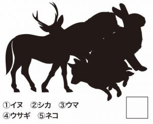 週末に脳活（物忘れ対策や認知症予防にシルエットクイズ）