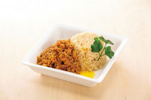 亜麻仁油&発芽玄米の健康キーマカレー（物忘れを気にする人に）