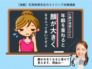 年を取ると【顔が大きくなる!?】そして見た目が老ける。蒸しタオルで対策