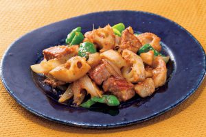 家族全員が満足！ご飯がすすむ！豚肉とレンコンのみそショウガ炒め（物覚えの改善）