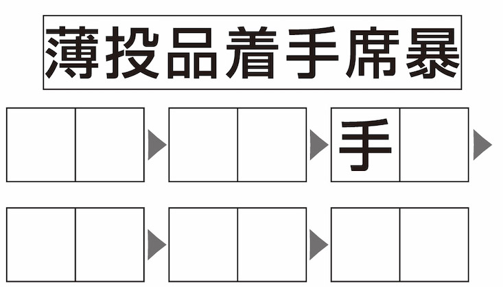 楽しく脳トレ 漢字熟語しりとりでmci 物忘れ 認知症 アレソレ